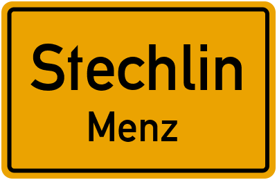 Straßenverzeichnis Stechlin Menz