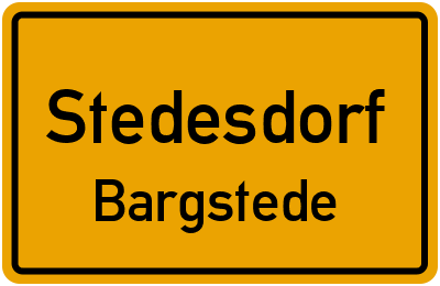 Straßenverzeichnis Stedesdorf Bargstede
