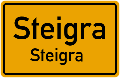 Straßenverzeichnis Steigra Steigra