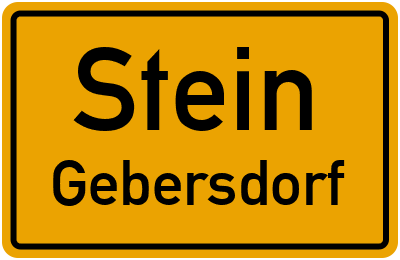 Straßenverzeichnis Stein Gebersdorf