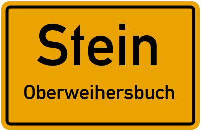 Straßenverzeichnis Stein Oberweihersbuch