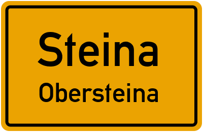 Straßenverzeichnis Steina Obersteina