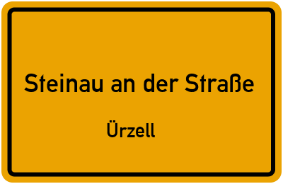 Straßenverzeichnis Steinau an der Straße Ürzell