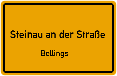 Straßenverzeichnis Steinau an der Straße Bellings