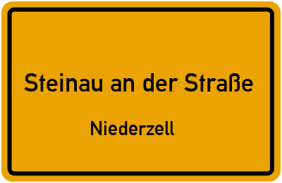 Straßenverzeichnis Steinau an der Straße Niederzell