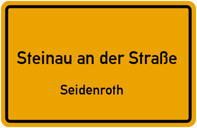 Straßenverzeichnis Steinau an der Straße Seidenroth
