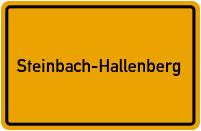 Steinbach-Hallenberg Branchenbuch