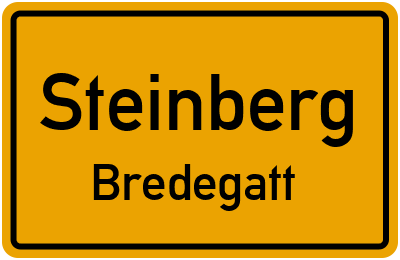 Straßenverzeichnis Steinberg Bredegatt