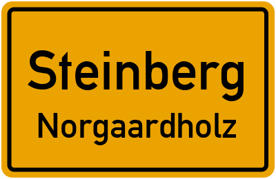 Straßenverzeichnis Steinberg Norgaardholz