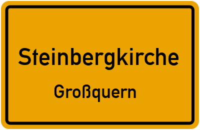 Straßenverzeichnis Steinbergkirche Großquern