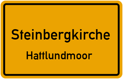 Straßenverzeichnis Steinbergkirche Hattlundmoor