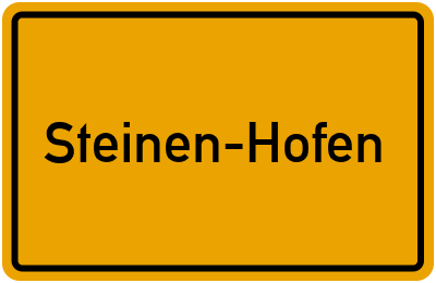 Branchenbuch Steinen-Hofen, Baden-Württemberg