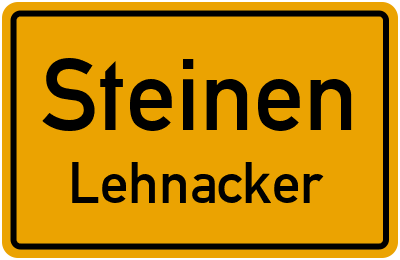 Straßenverzeichnis Steinen Lehnacker
