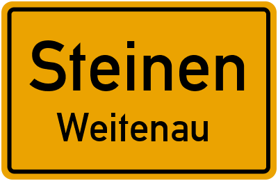 Straßenverzeichnis Steinen Weitenau