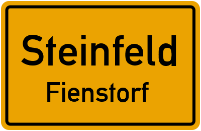 Straßenverzeichnis Steinfeld Fienstorf