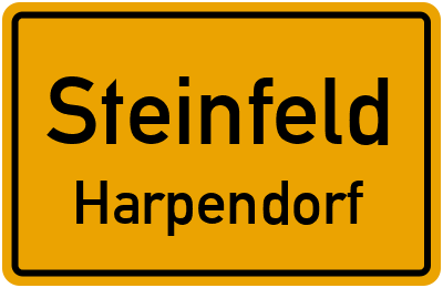 Straßenverzeichnis Steinfeld Harpendorf