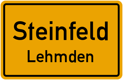 Straßenverzeichnis Steinfeld Lehmden