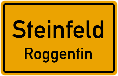 Straßenverzeichnis Steinfeld Roggentin