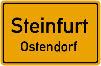Straßenverzeichnis Steinfurt Ostendorf