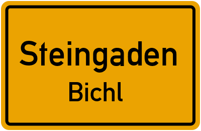 Straßenverzeichnis Steingaden Bichl