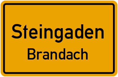 Straßenverzeichnis Steingaden Brandach