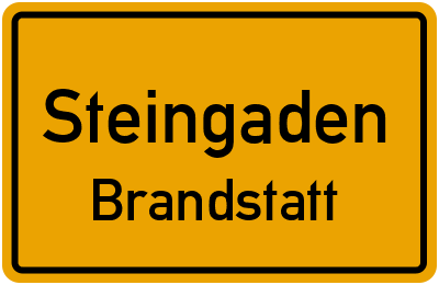 Straßenverzeichnis Steingaden Brandstatt