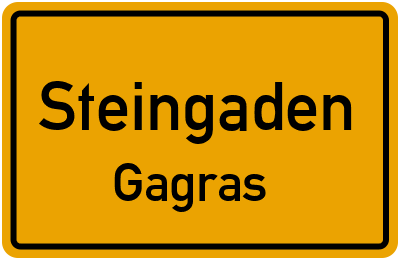Straßenverzeichnis Steingaden Gagras