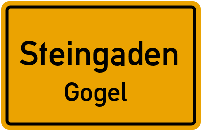 Straßenverzeichnis Steingaden Gogel