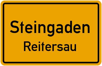 Straßenverzeichnis Steingaden Reitersau