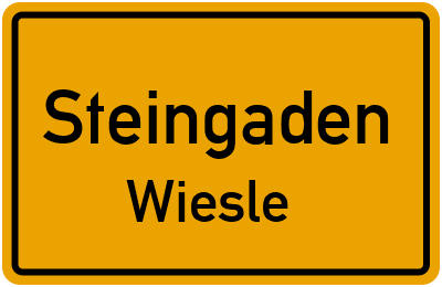 Straßenverzeichnis Steingaden Wiesle