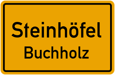Straßenverzeichnis Steinhöfel Buchholz