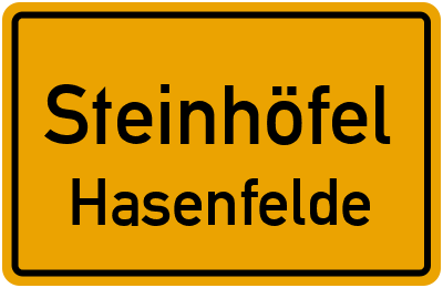 Straßenverzeichnis Steinhöfel Hasenfelde