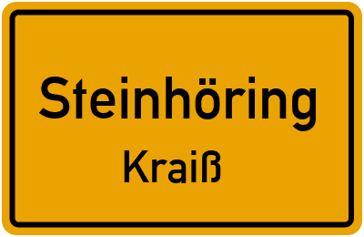 Straßenverzeichnis Steinhöring Kraiß