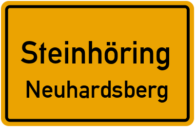 Straßenverzeichnis Steinhöring Neuhardsberg