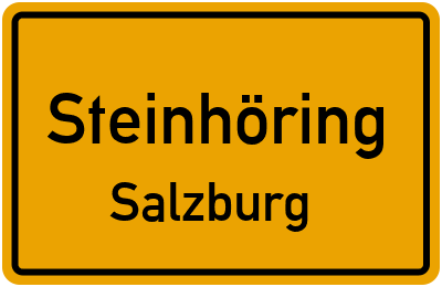 Straßenverzeichnis Steinhöring Salzburg