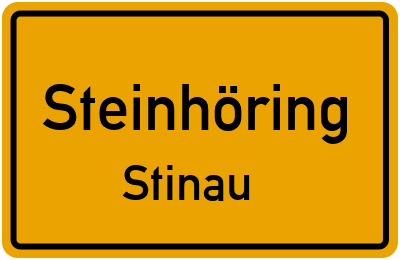 Straßenverzeichnis Steinhöring Stinau
