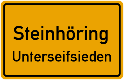 Straßenverzeichnis Steinhöring Unterseifsieden