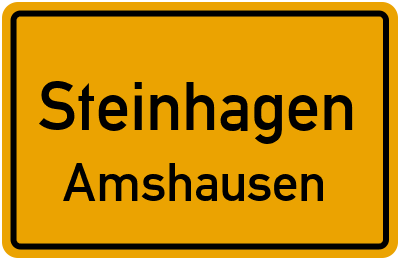 Straßenverzeichnis Steinhagen Amshausen