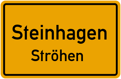Straßenverzeichnis Steinhagen Ströhen