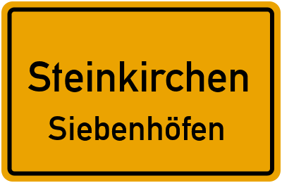 Straßenverzeichnis Steinkirchen Siebenhöfen