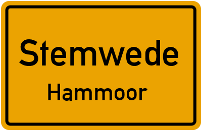 Straßenverzeichnis Stemwede Hammoor