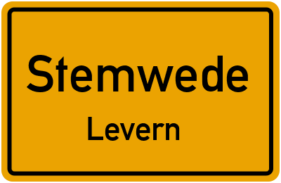 Straßenverzeichnis Stemwede Levern