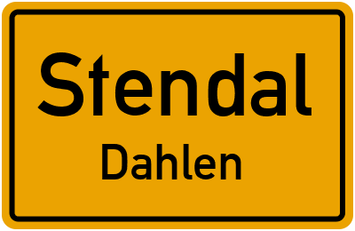 Straßenverzeichnis Stendal Dahlen
