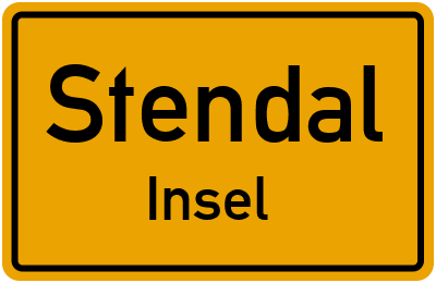 Straßenverzeichnis Stendal Insel