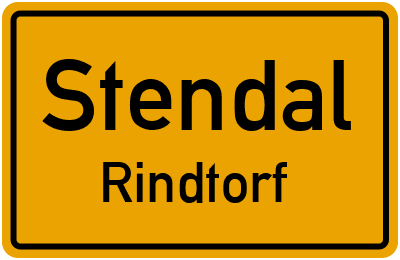 Straßenverzeichnis Stendal Rindtorf
