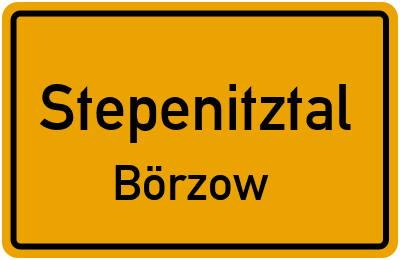 Straßenverzeichnis Stepenitztal Börzow