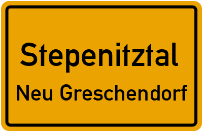 Straßenverzeichnis Stepenitztal Neu Greschendorf