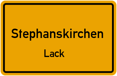 Ortsschild Stephanskirchen Lack