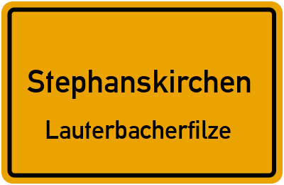Straßenverzeichnis Stephanskirchen Lauterbacherfilze