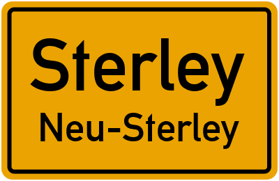 Straßenverzeichnis Sterley Neu-Sterley